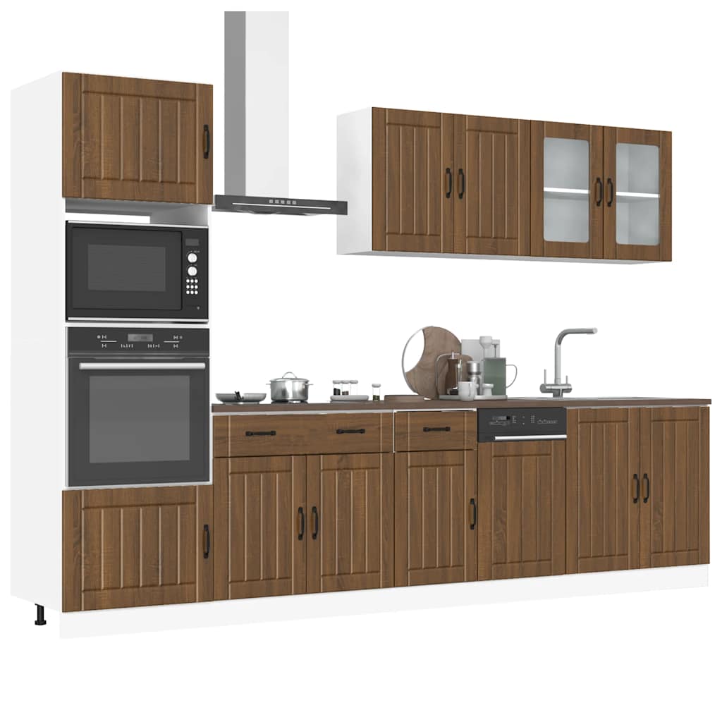 7 Piece Kitchen Cabinet Set Kalmar Engineered Wood