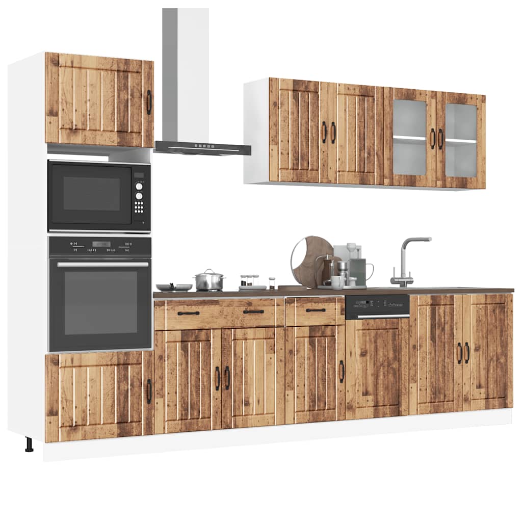 7 Piece Kitchen Cabinet Set Kalmar Engineered Wood