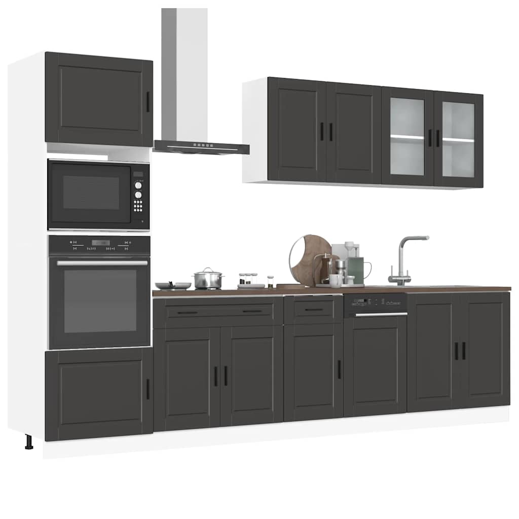 7 Piece Kitchen Cabinet Set Porto Engineered Wood