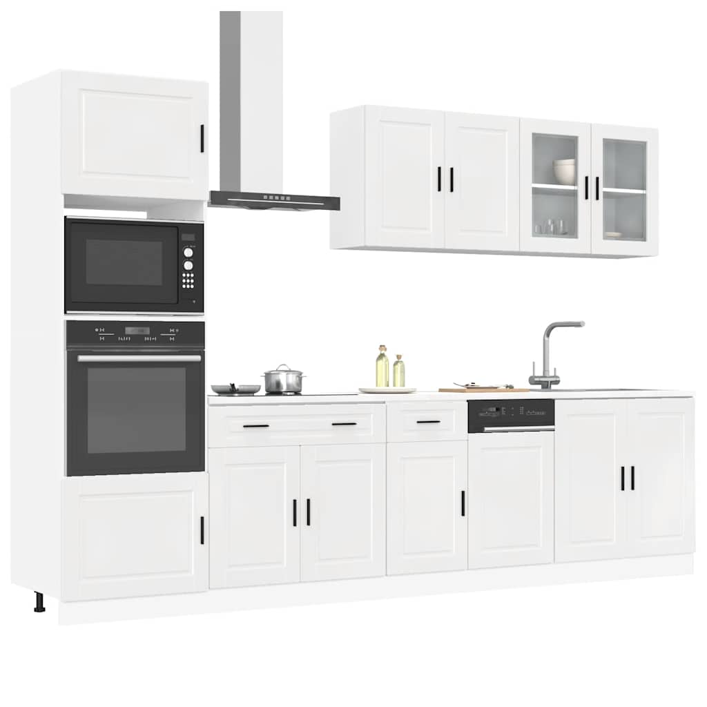 7 Piece Kitchen Cabinet Set Porto Engineered Wood