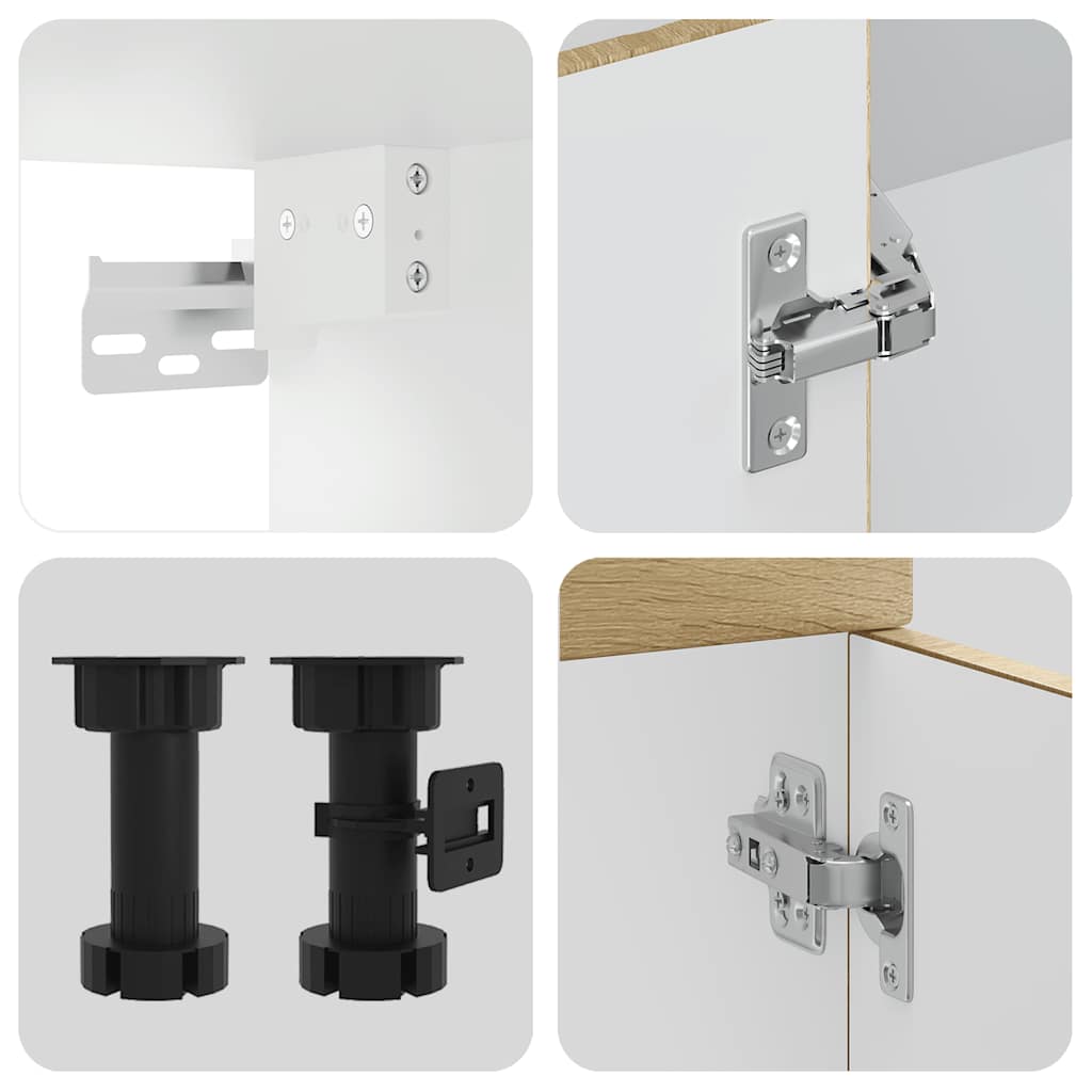 7 Piece Kitchen Cabinet Set Porto Engineered Wood