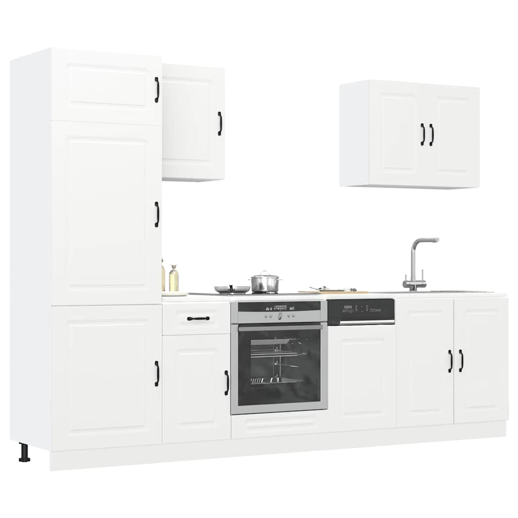 7 Piece Kitchen Cabinet Set Kalmar Engineered Wood