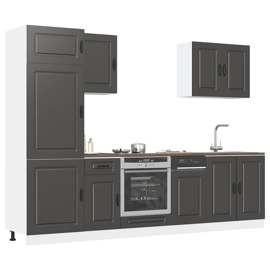 7 Piece Kitchen Cabinet Set Kalmar Engineered Wood