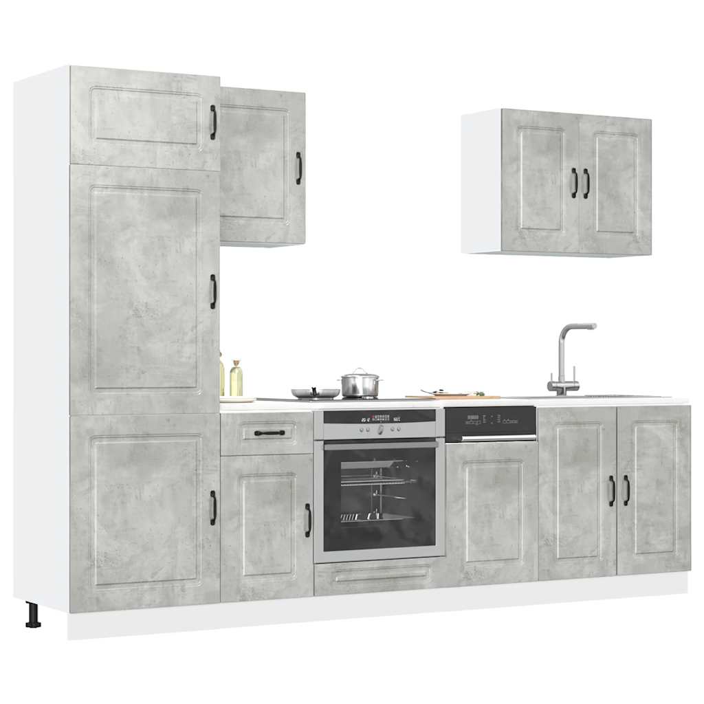 7 Piece Kitchen Cabinet Set Kalmar Engineered Wood