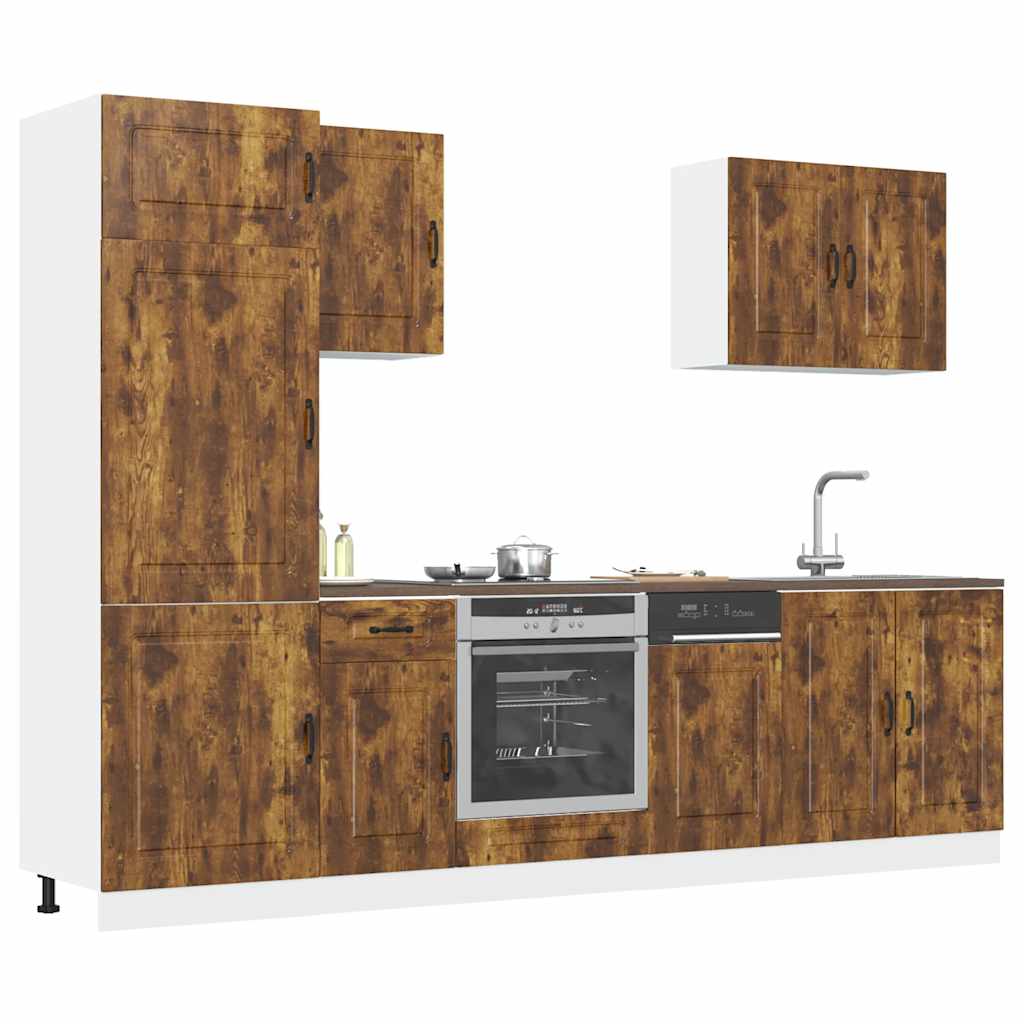 7 Piece Kitchen Cabinet Set Kalmar Engineered Wood