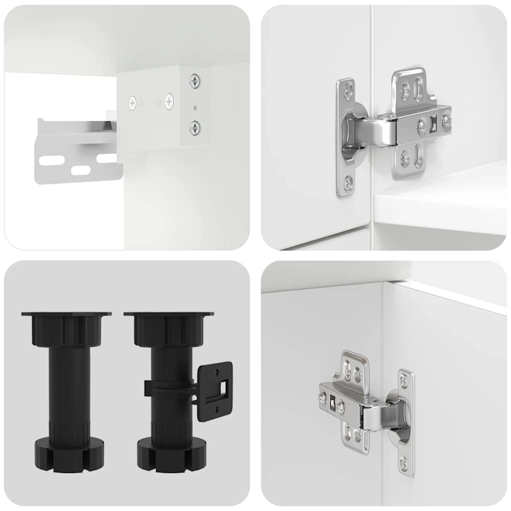 7 Piece Kitchen Cabinet Set Lucca Engineered Wood