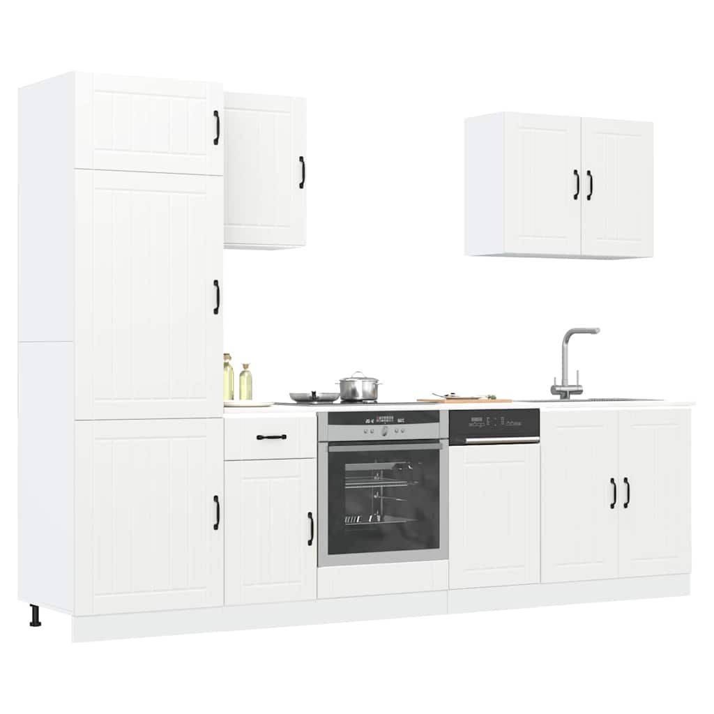 7 Piece Kitchen Cabinet Set Lucca Engineered Wood