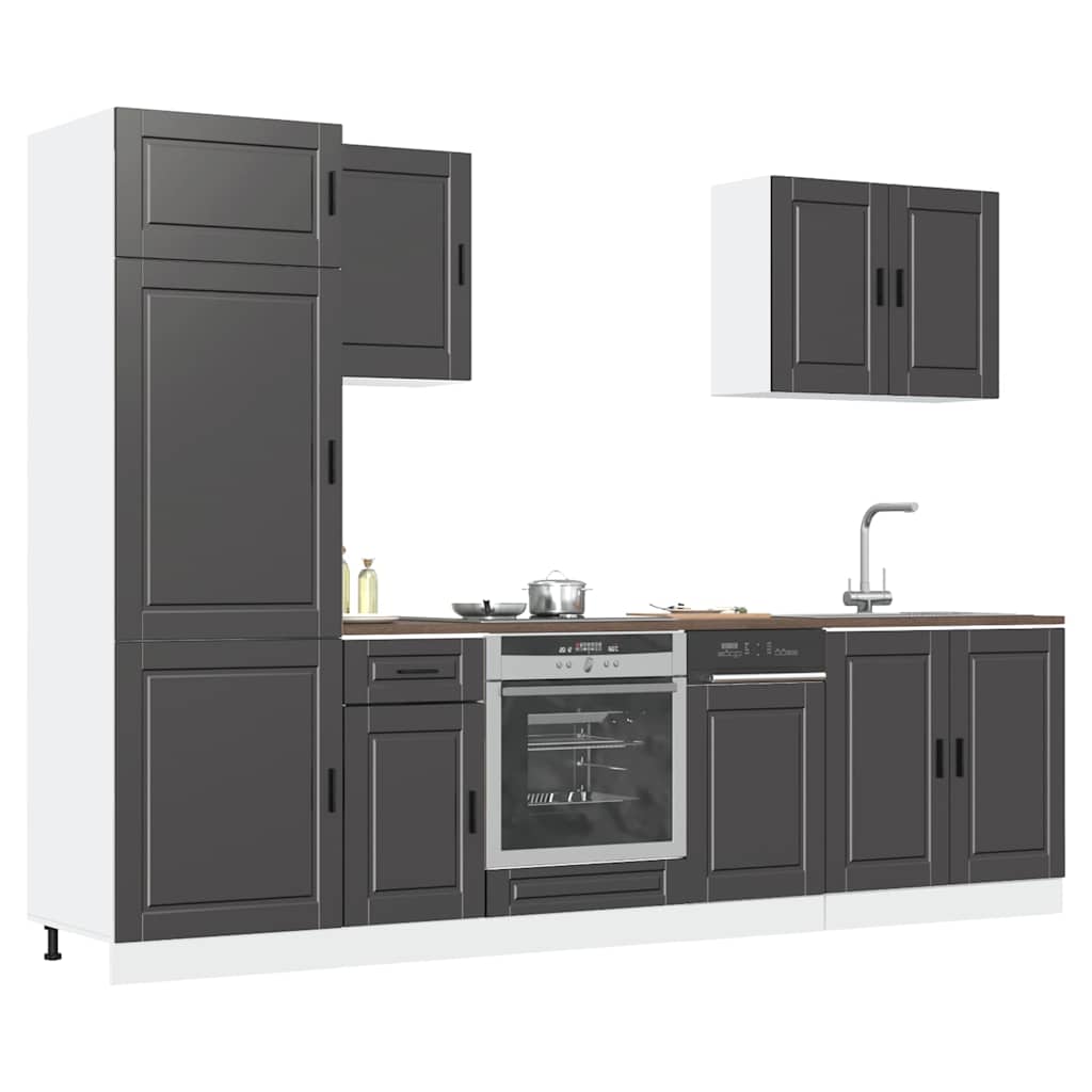 7 Piece Kitchen Cabinet Set Porto Engineered Wood