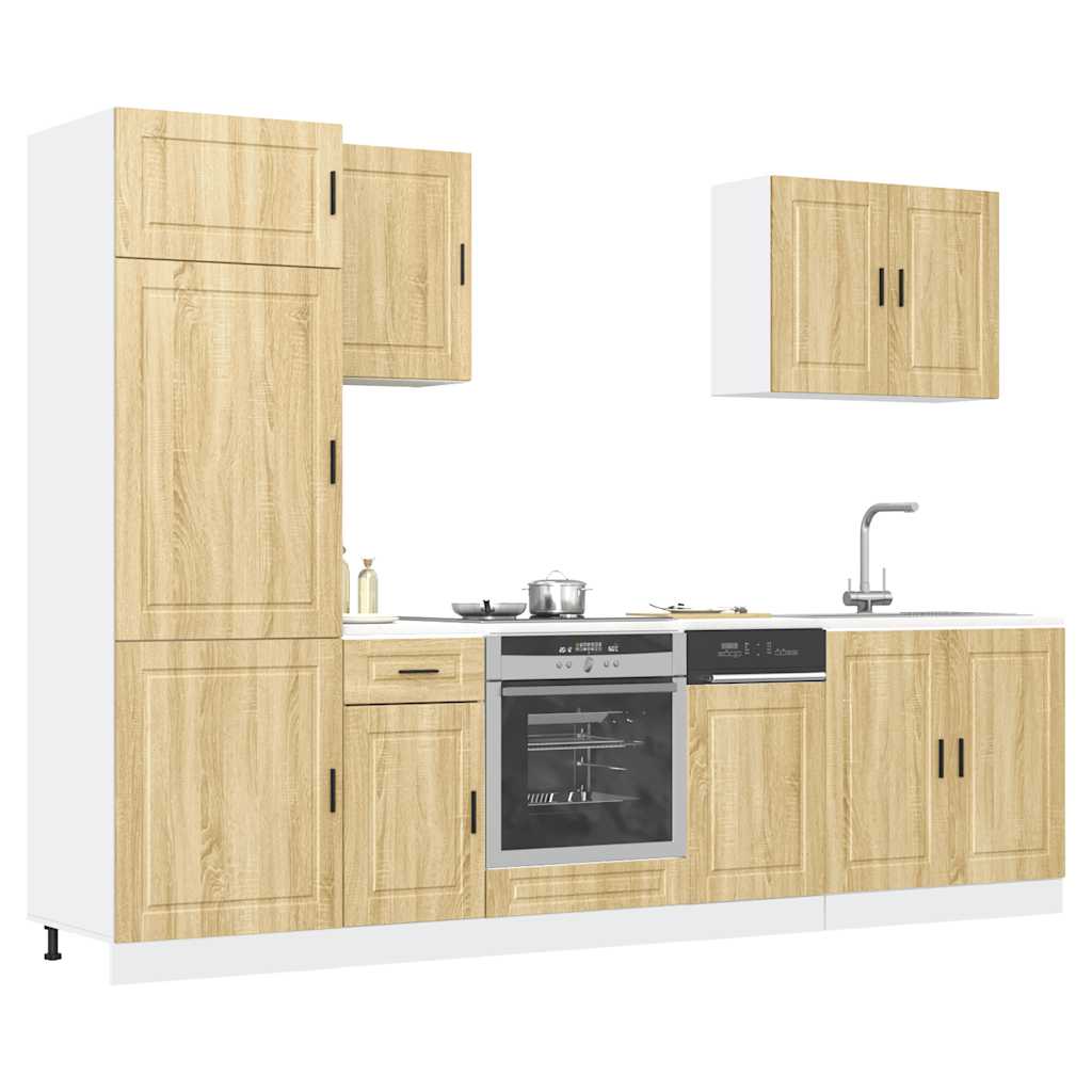 7 Piece Kitchen Cabinet Set Porto Engineered Wood