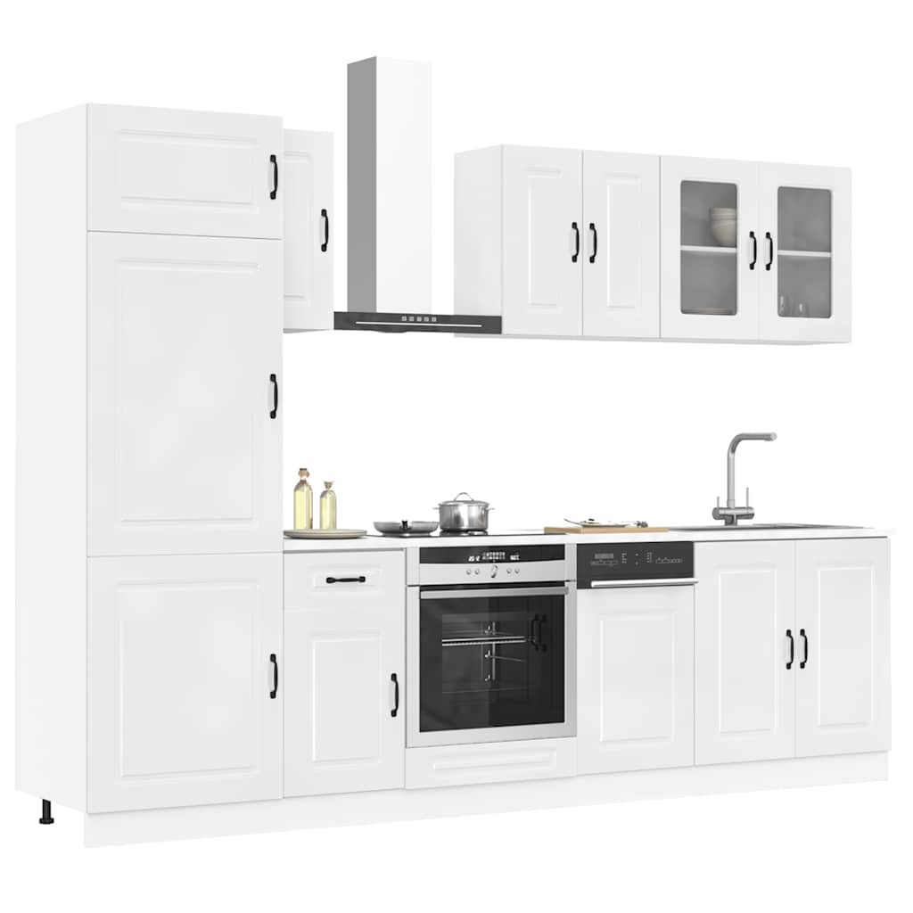 8 Piece Kitchen Cabinet Set Kalmar Engineered Wood