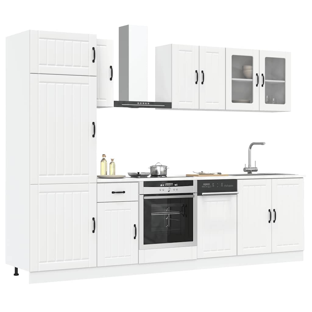 8 Piece Kitchen Cabinet Set Kalmar Engineered Wood
