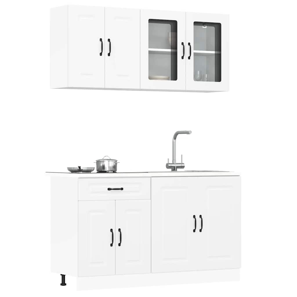 4 Piece Kitchen Cabinet Set Kalmar Engineered Wood