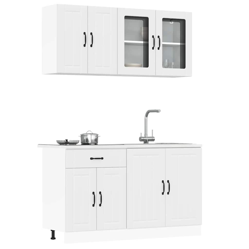4 Piece Kitchen Cabinet Set Lucca Engineered Wood