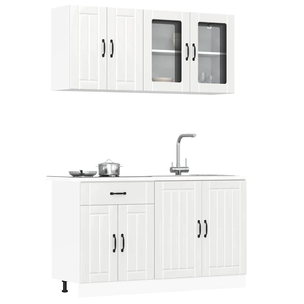 4 Piece Kitchen Cabinet Set Lucca Engineered Wood