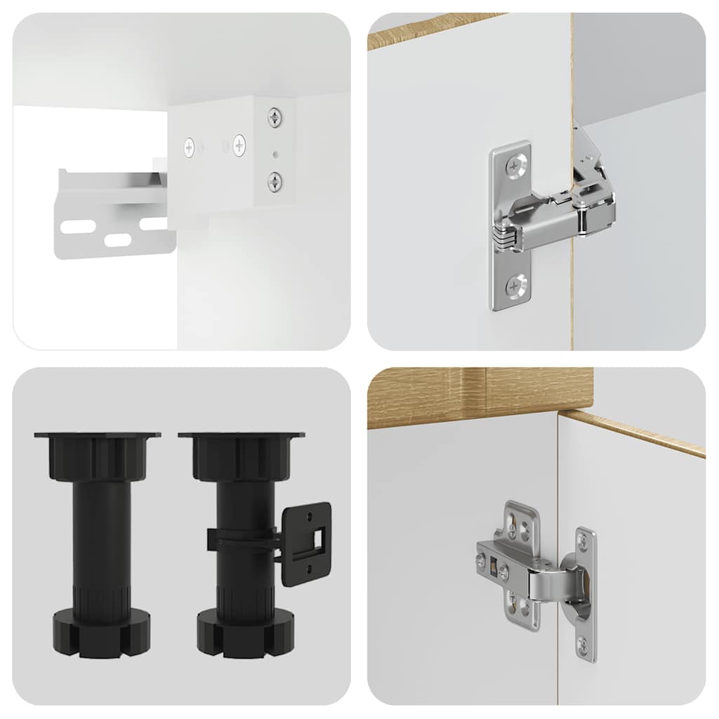 4 Piece Kitchen Cabinet Set Lucca Engineered Wood