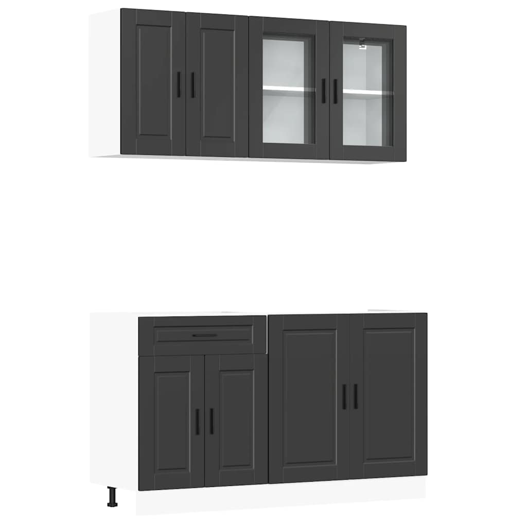 4 Piece Kitchen Cabinet Set Porto Engineered Wood