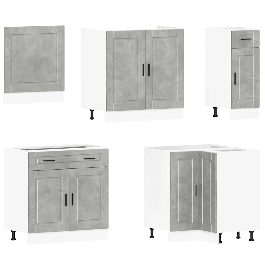 11 Piece Kitchen Cabinet Set Porto Engineered Wood
