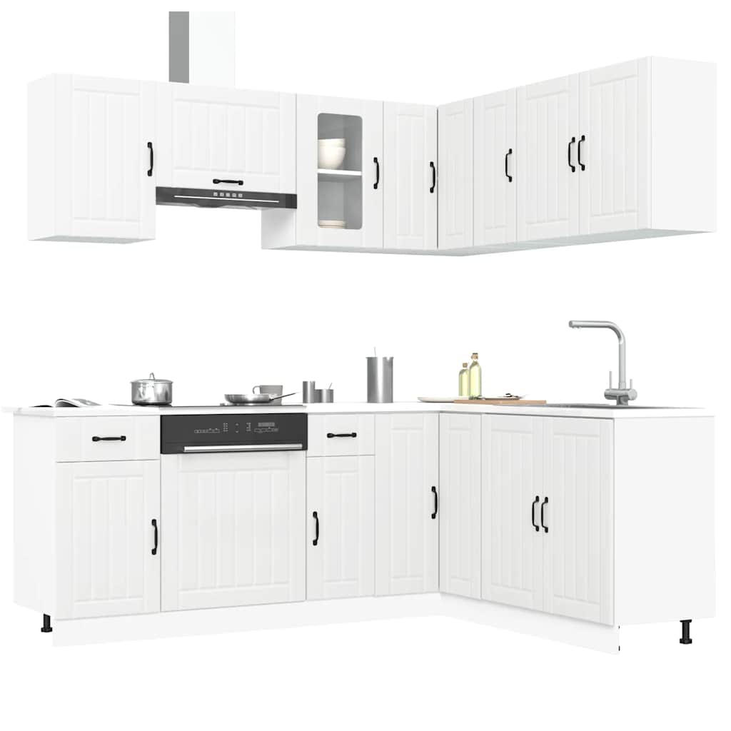 11 Piece Kitchen Cabinet Set Engineered Wood