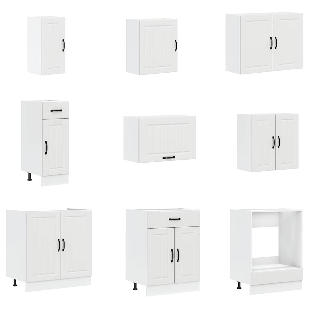 14 Piece Kitchen Cabinet Set Lucca Engineered Wood