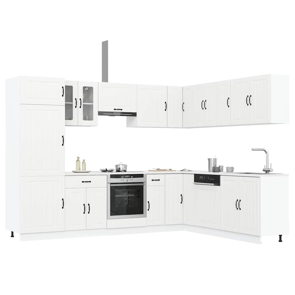 14 Piece Kitchen Cabinet Set Lucca Engineered Wood