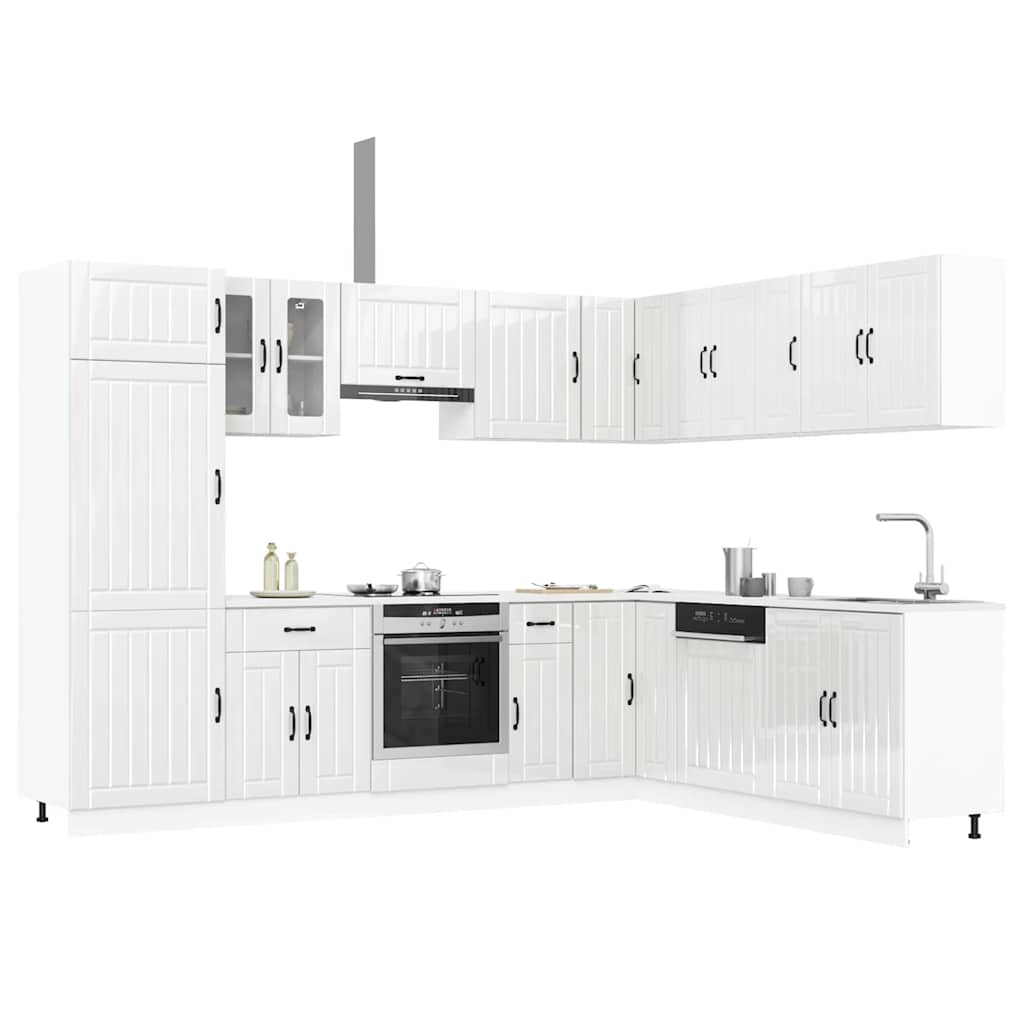 14 Piece Kitchen Cabinet Set Lucca Engineered Wood