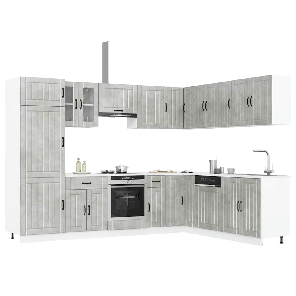 14 Piece Kitchen Cabinet Set Lucca Engineered Wood