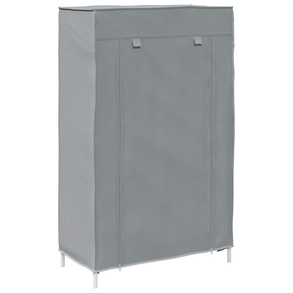 Shoe Cabinet Grey 60.5X30X97 Cm Non-Woven Fabric