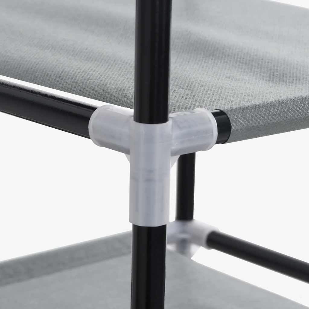 Shoe Cabinet Grey 60.5X30X97 Cm Non-Woven Fabric