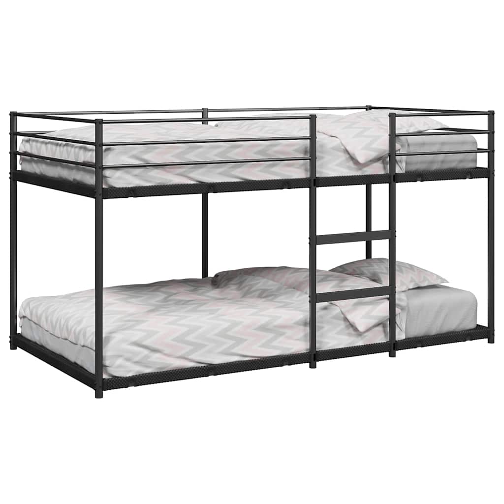 Bunk Bed Without Mattress Black Steel