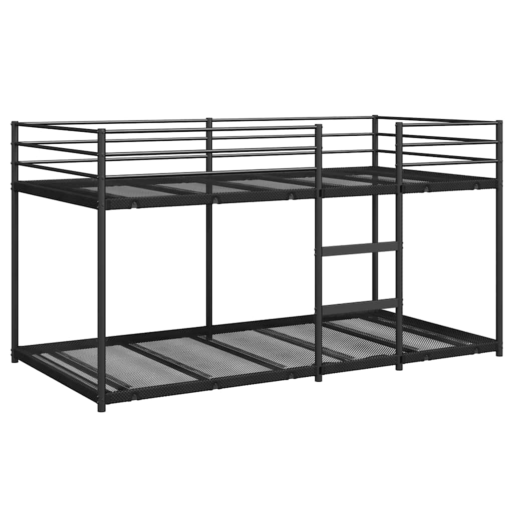 Bunk Bed Without Mattress Black Steel