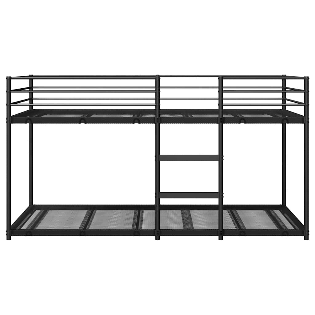 Bunk Bed Without Mattress Black Steel