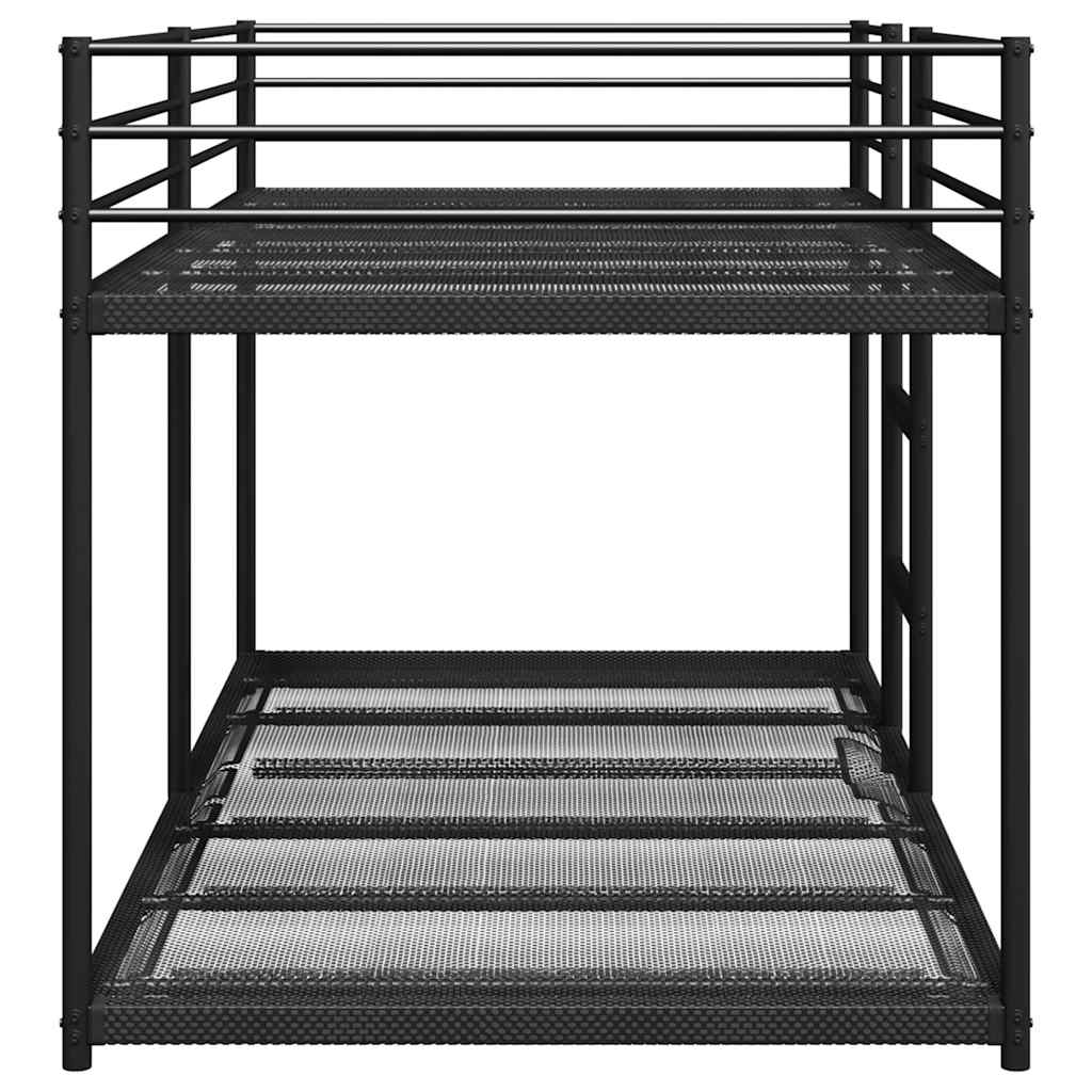 Bunk Bed Without Mattress Black Steel
