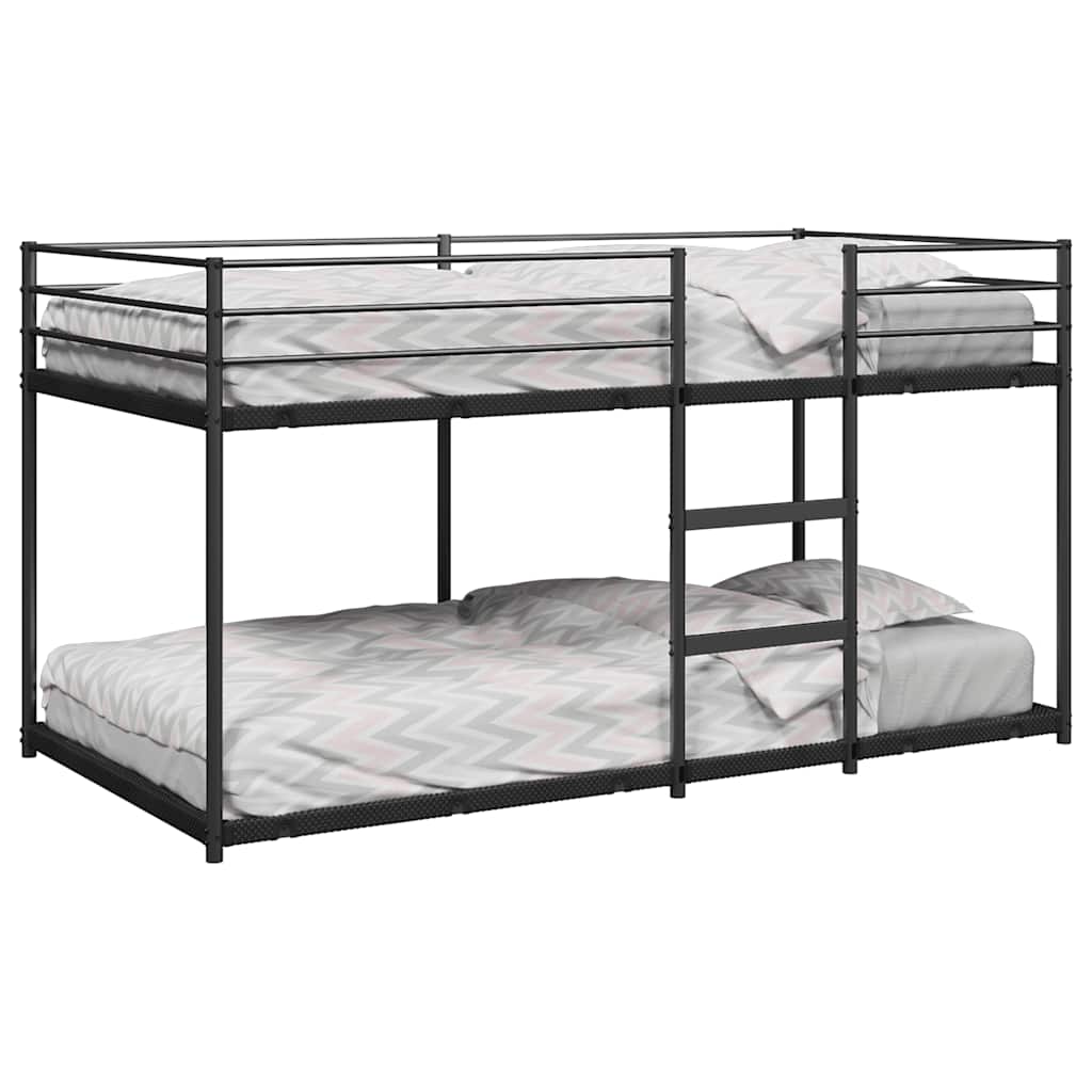 Bunk Bed Without Mattress Black Steel