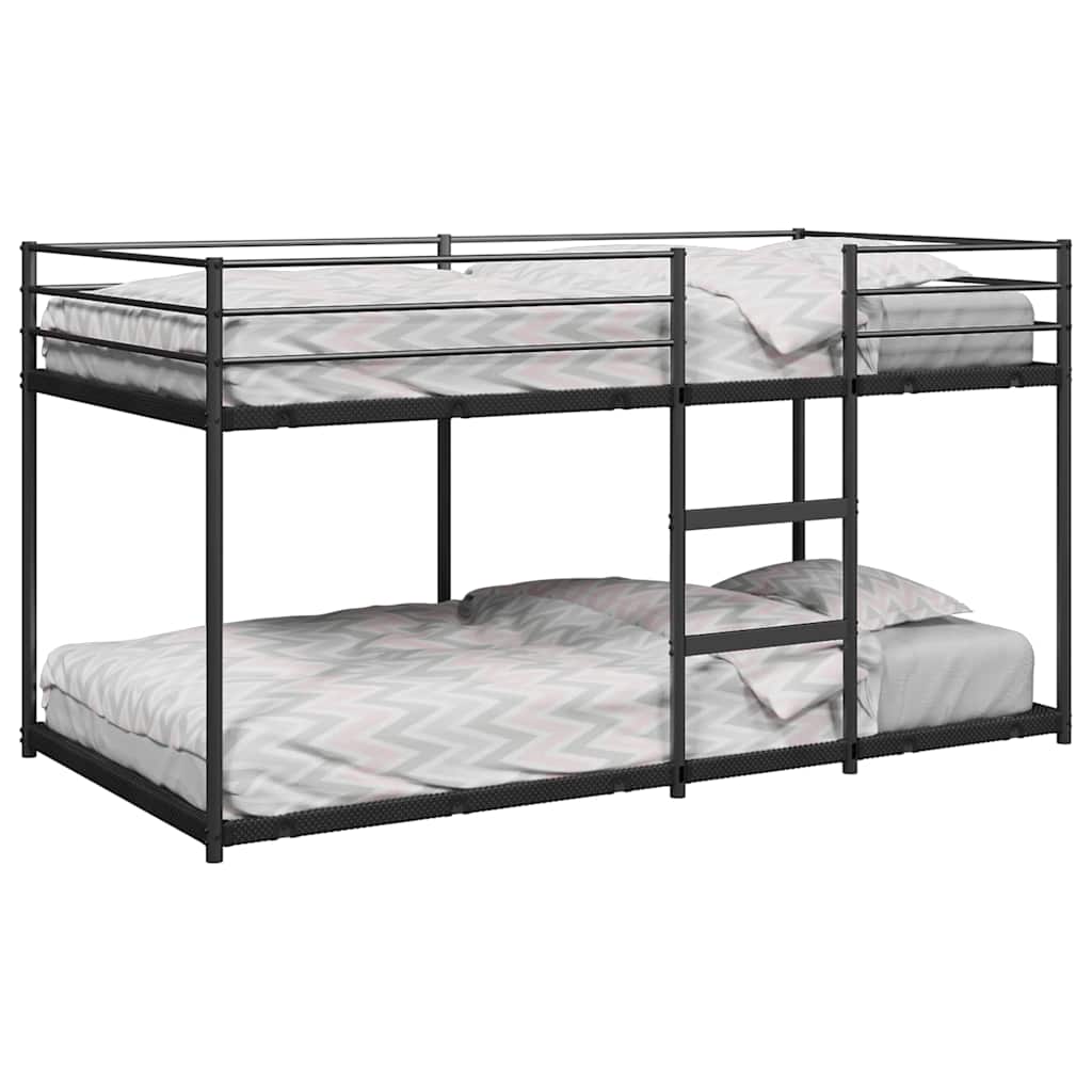 Bunk Bed Without Mattress Black Steel