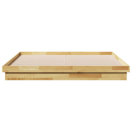 Bed Frame Without Mattress Super King Solid Wood Oak