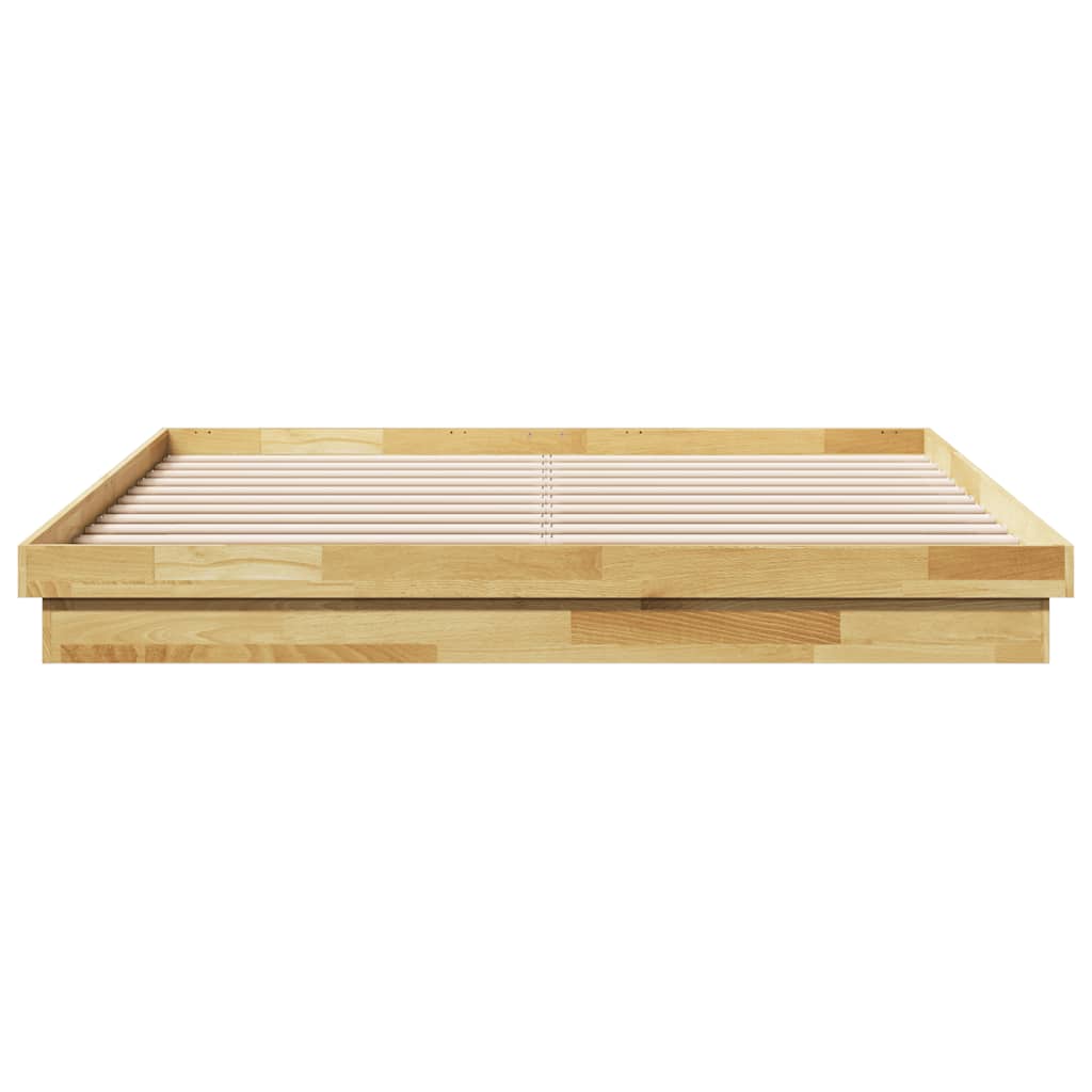 Bed Frame Without Mattress Super King Solid Wood Oak