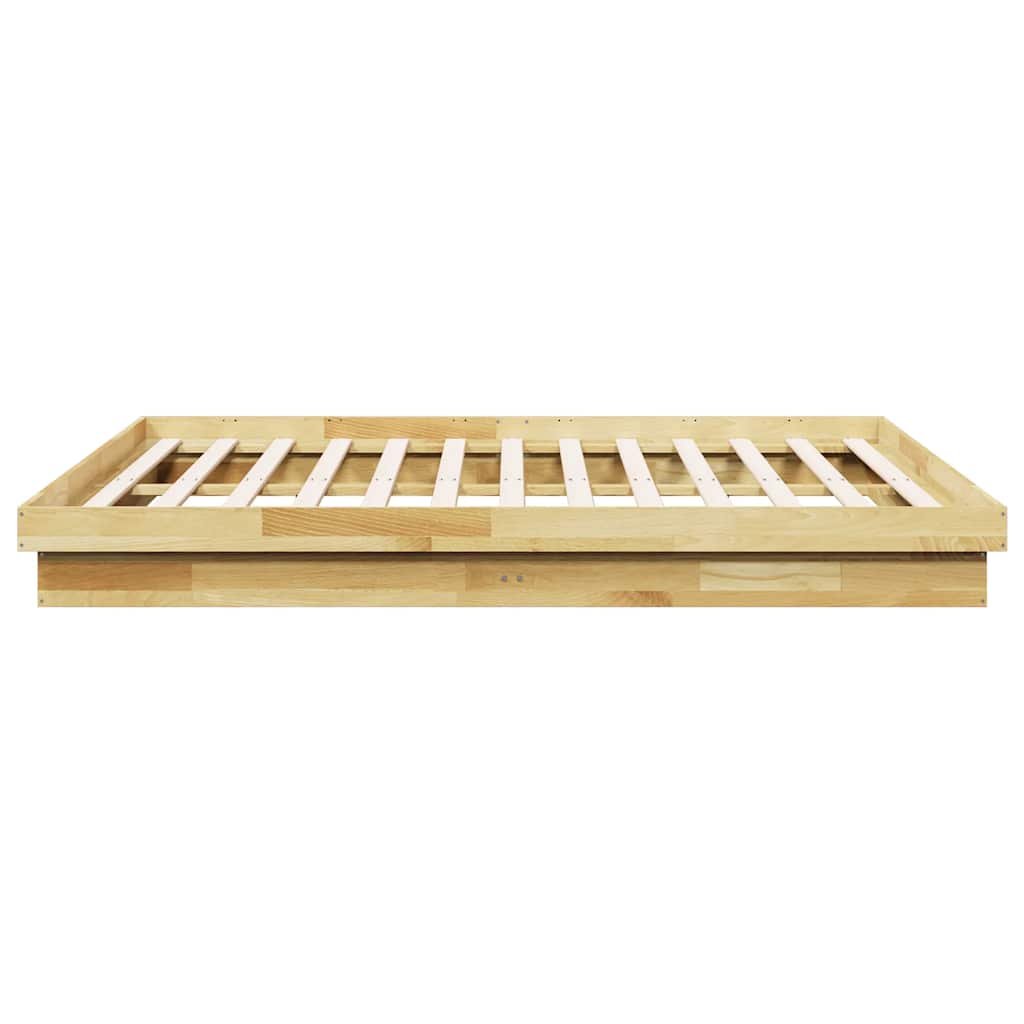 Bed Frame Without Mattress Super King Solid Wood Oak
