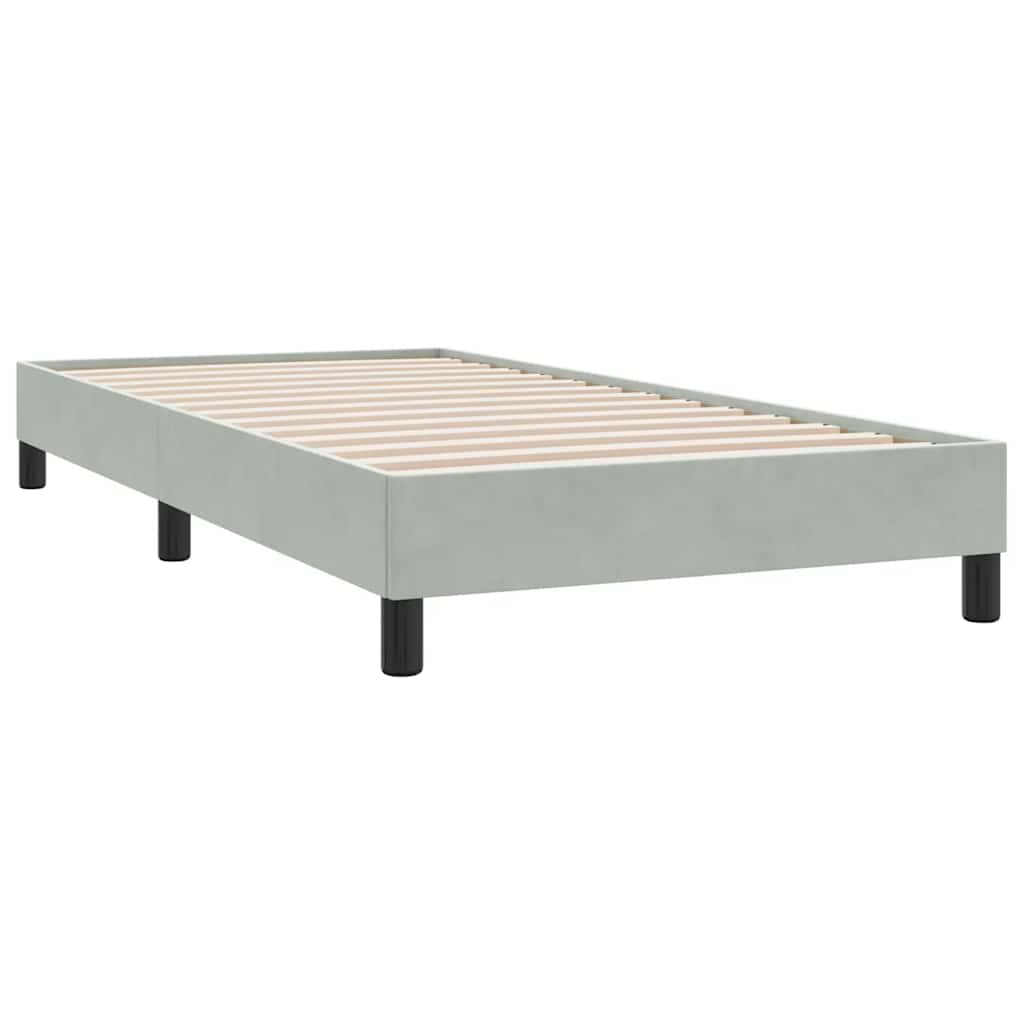 Box Spring Bed With Mattress Velvet