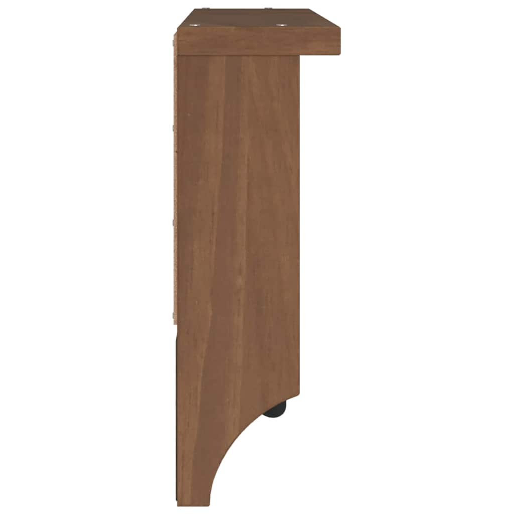 Wall-Mounted Coat Rack Sandnes 45X12X35 Cm Solid Wood Pine