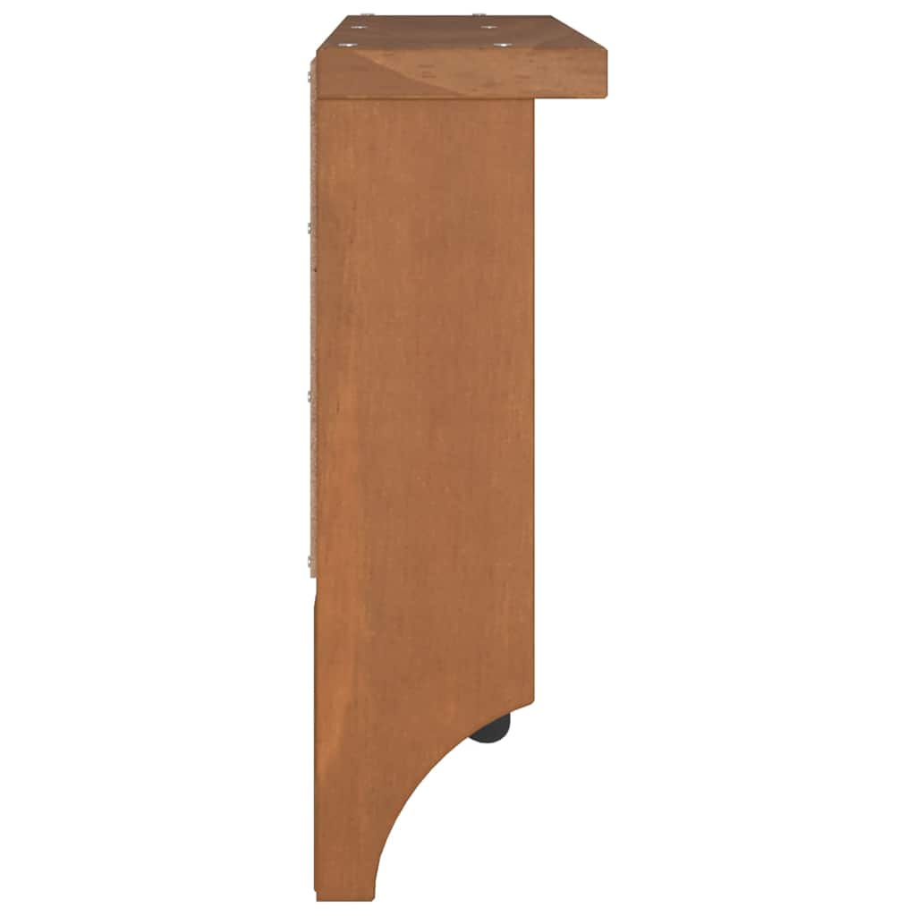 Wall-Mounted Coat Rack Sandnes 87X12X35 Cm Solid Wood Pine