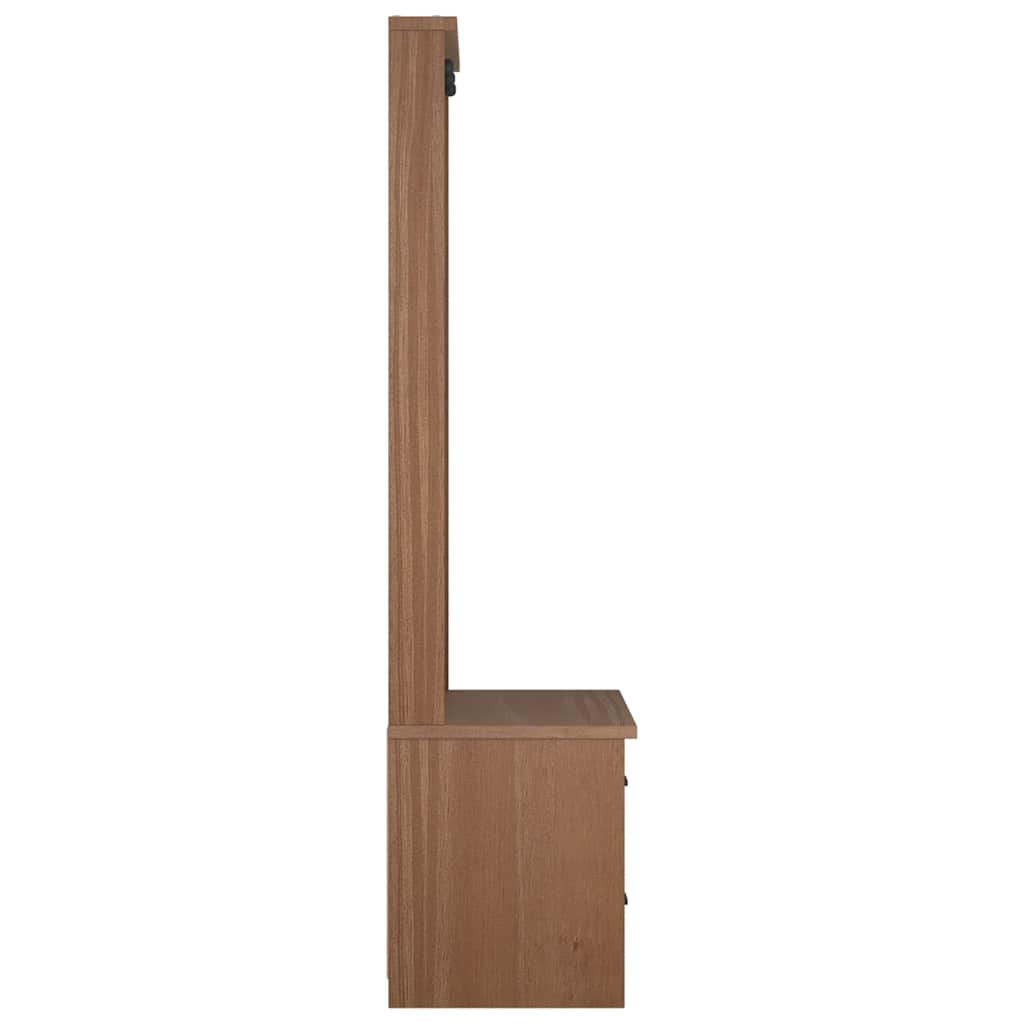Hall Tree Sandens 87X40X159.5Cm Solid Wood Pine