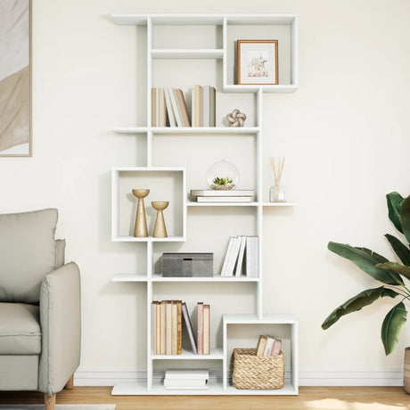Room Divider Bookcase 92X29X Engineered Wood