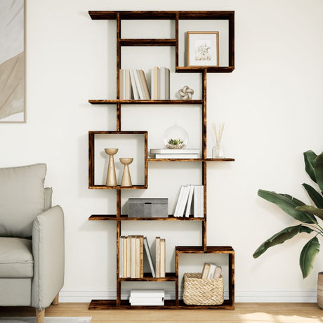 Room Divider Bookcase 92X29X Engineered Wood
