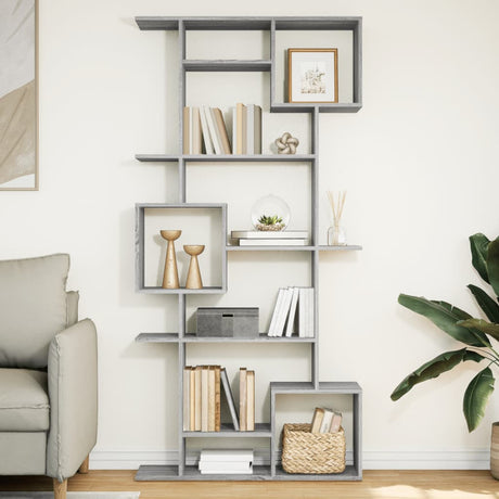 Room Divider Bookcase 92X29X Engineered Wood