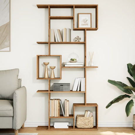 Room Divider Bookcase 92X29X Engineered Wood