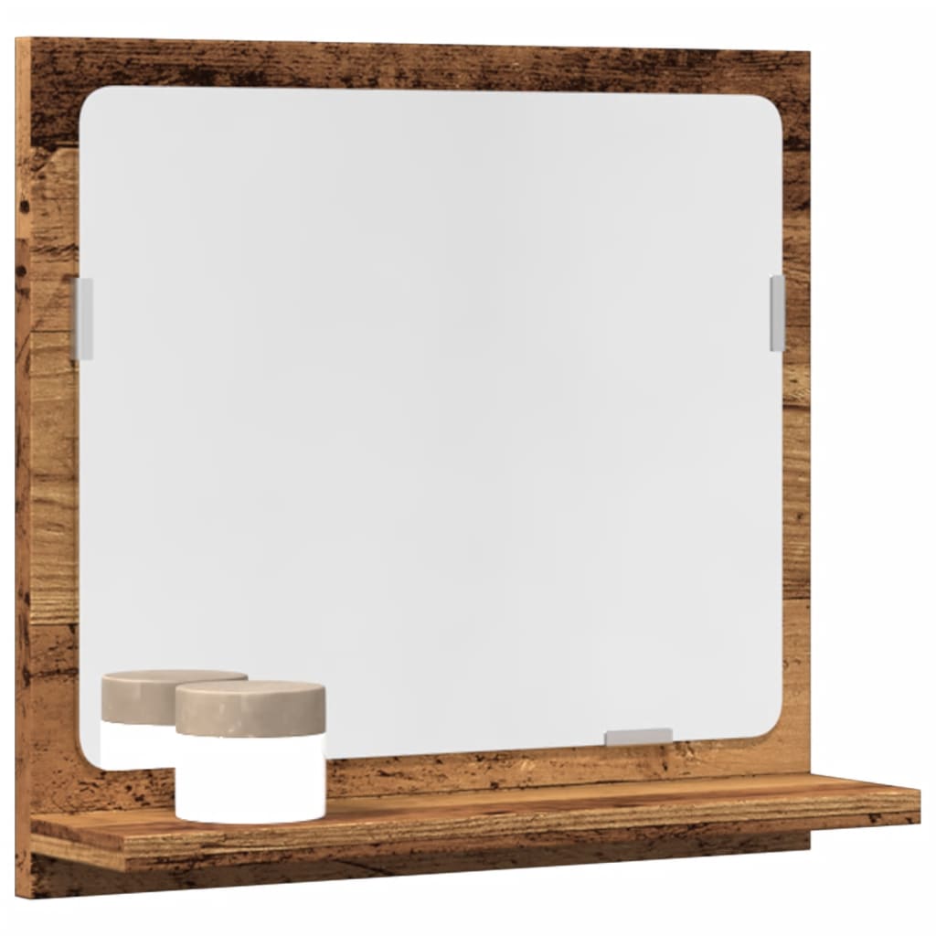 Bathroom Mirror Engineered Wood