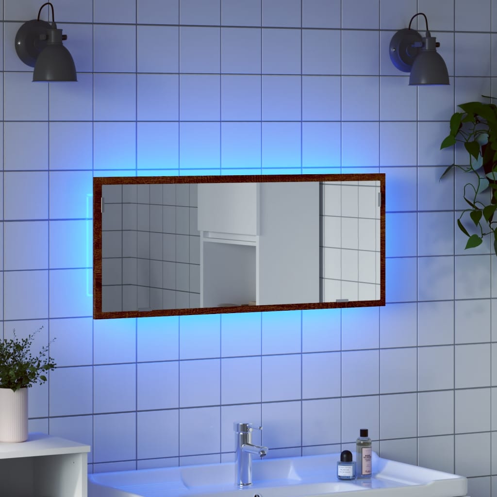 Led Bathroom Mirror 100X8.5X37 Cm Acrylic