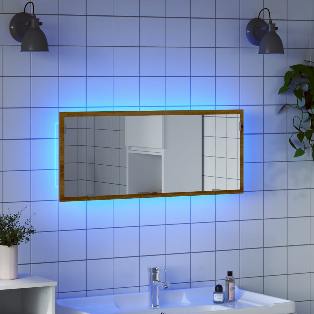 Led Bathroom Mirror 100X8.5X37 Cm Acrylic