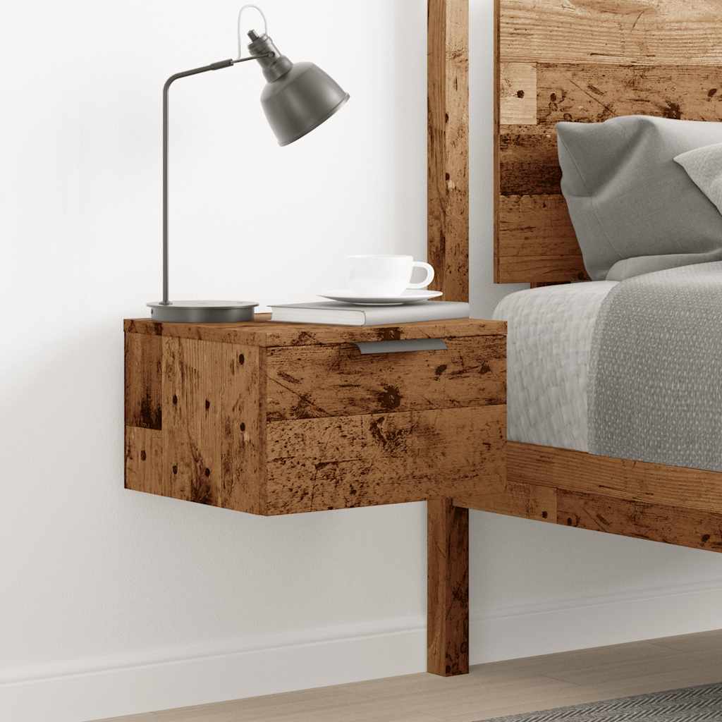 Wall-Mounted Bedside Cabinet 34X30X20 Cm