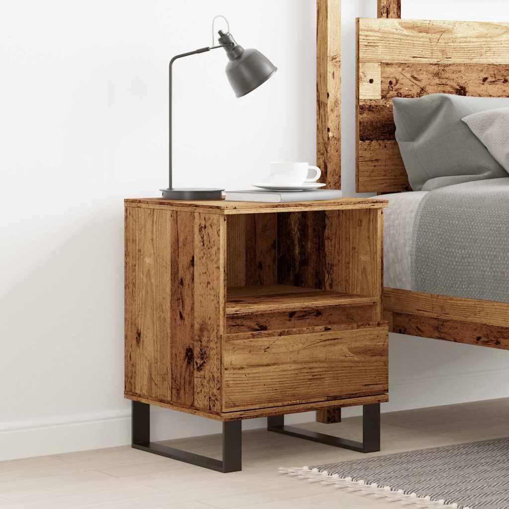 Bedside Cabinet 40X35X50 Cm Engineered Wood